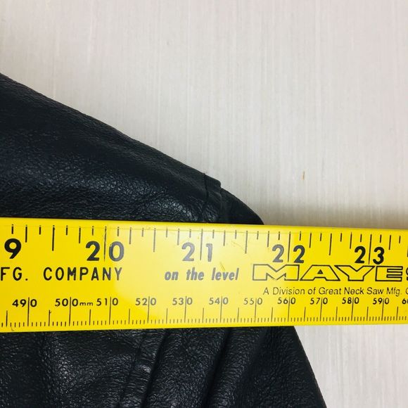 BURK's BAY Men's HARLEY DAVIDSON Logo Collar Pockets Leather Jacket L Large - Picture 9 of 12